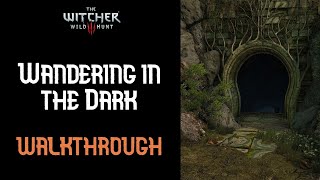 The Witcher 3 Wandering in the Dark Walkthrough Main quest [upl. by Kalk]