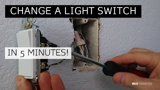 How To Change A Lightswitch [upl. by Gnik]