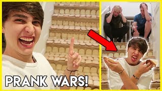 TURNING ROOMMATES STAIRS INTO BREAD PRANK  Colby Brock [upl. by Monetta]