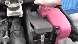 Peugeot 308 Battery Location Video [upl. by Ahsla857]