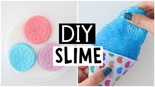 MAKING 4 AMAZING DIY SLIMES  Satisfying NO GLUE Slime Recipes [upl. by Cammy]