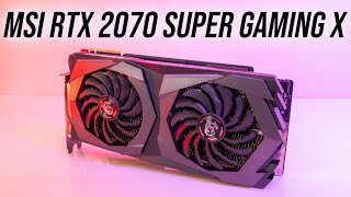 MSI RTX 2070 Super Gaming X Review  4K1440p1080p Benchmarks [upl. by Atrebla]