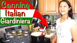 Italian Grandmas Giardiniera Recipe  Canning Nonnas Authentic Italian Giardiniera Salad [upl. by Benny961]