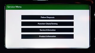 Toyota Aygo xtouch hidden service menu [upl. by Etnoj]