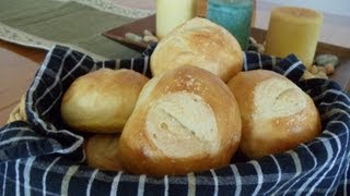 NoKnead Artisan Dinner Rolls Four Ingredients No Mixer No Yeast Proofing [upl. by Yeldar]