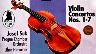 Mozart  The Violin Concertos n°1234567  Presentation Centurys recording  Josef Suk [upl. by Aicele]