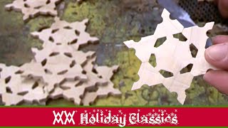 How to make wooden snowflakes by the dozens [upl. by Gmur]