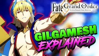 Who Is Gilgamesh amp How Strong is He The First Hero FateGrand Order Caster Gil Explained [upl. by Anerhs339]