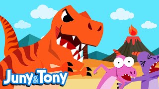 Tyrannosaurus Rex  TRex the King of Dinosaurs  Nursery Rhymes  JunyTony [upl. by Taran]