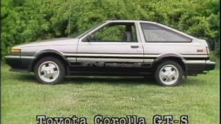 1985 Toyota MR2 amp Toyota Corolla GTS  MotorWeek Retro Review [upl. by Alacim]