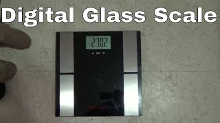 How To Operate The Digital Glass Weight Scale From Walgreens [upl. by Mikiso]