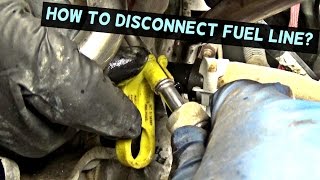 HOW TO DISCONNECT FUEL LINE FUEL LINE REMOVAL TOOL [upl. by Evelinn]