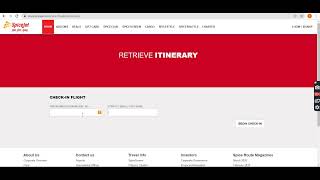 SpiceJet Web Check In Flight [upl. by Rennane397]