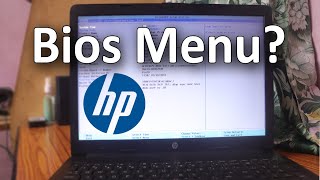 How to Access or Enter the Bios Menu Settings in HP Laptop [upl. by Hsiwhem]