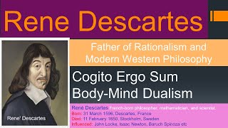 Descartes  Cogito Ergo Sum  Dualism  Method of Doubt  Innate Ideas  God  Philosophy Simplified [upl. by Aimik]