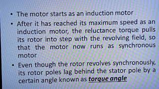 Synchronous Reluctance motorconstruction working principle and types PNB [upl. by Beckett]