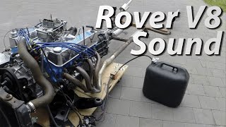 Triumph TR8 Rover V8 engine sound [upl. by Fidellia631]