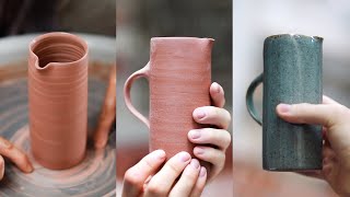 How to Make a Handled Pottery Jug From Beginning to End — Narrated Version [upl. by Aerised]