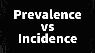 Prevalence Vs Incidence  Formulas  Statistic Shorts [upl. by Kauffmann]