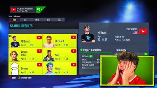 YouTubers in FIFA 22 😱 KSI Dream MrBeast [upl. by Absalom]