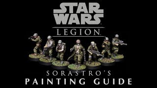 Star Wars Legion Snowtroopers Painting Guide Speed Painting How To  Easy [upl. by Seyler]