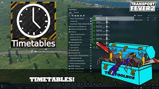 Timetables Mod  Transport Fever 2 [upl. by Thibaud]