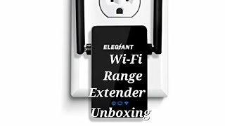 Elegiant Wifi Range Extender 750mbps Unboxing [upl. by Florance]