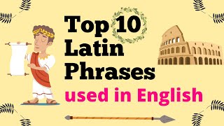 The Top Latin phrases used in English [upl. by Erlene984]