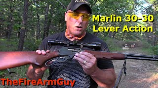 Marlin 3030 win Lever Action Range Review  TheFireArmGuy [upl. by Ssor412]