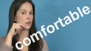 How to Pronounce COMFORTABLE  AMERICAN ENGLISH PRONUNCIATION [upl. by Imehon]