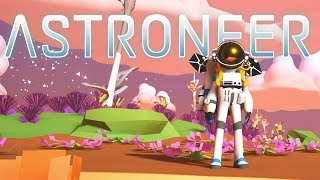 Astroneer  Ep 13  Space Surfing from Bridge to Moon  Lets Play Astroneer Gameplay [upl. by Amador]