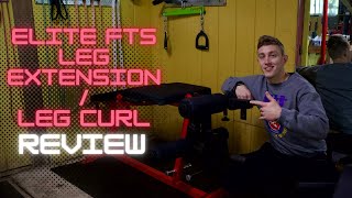 Elite FTS Leg ExtensionLeg Curl Review [upl. by Emelina]