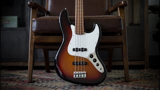 Fender Player Series Jazz Bass Fretless  Demo and Features [upl. by Tlaw]