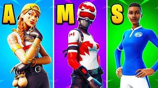 The SWEATIEST Fortnite Skin Of Each Letter [upl. by Magdalen]