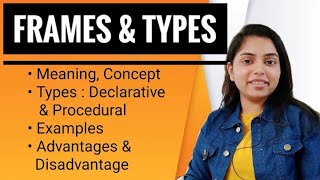 Frames  Artificial Intelligence  Types  Examples  Knowledge Representation  AI  Kanika Sharma [upl. by Monroe]