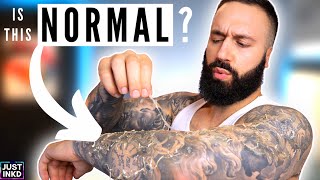 How to TREAT A PEELING TATTOO  Tips Tricks amp Healing Experience [upl. by Slein]