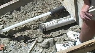 How to Install Plumbing in a Slab Foundation [upl. by Clarie724]