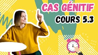 Apprendre le russe rapidement Cours 53 Cas Génitif [upl. by Akerdnuhs]