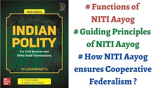 V193 Functions amp Guiding Principles NITI Aayog Cooperative Federalism M Laxmikanth Polity [upl. by Guinna344]