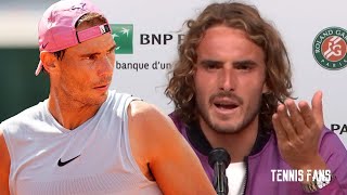 Stefanos Tsitsipas quotNo matter if that is Nadal orquot  Roland Garros 2021 HD [upl. by Peace432]