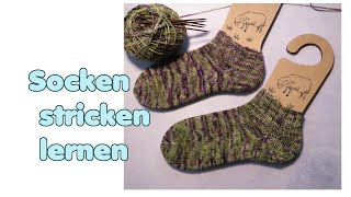 Socken stricken leicht gemacht TEIL 3  Sternspitze vereinfacht [upl. by Ainola]