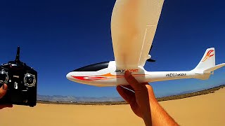 WLToys F959 Sky King 3 Channel RC Airplane Review [upl. by Yoral659]