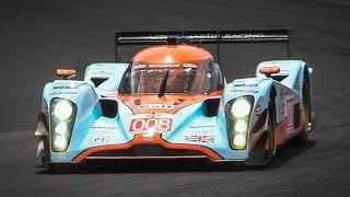 2009 LolaAston Martin B0960 LMP1 in action with its lovely V12 sound [upl. by Annavaig292]