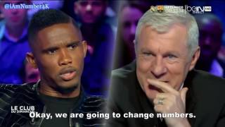 Samuel Etoo on Pep Guardiola 2014  FULL INTERVIEW with English Subtitles [upl. by Rihana888]