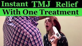 Awesome TMJ Adjustment with immediate relief [upl. by Onit]