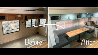 DIY RV Dining Area Makeover [upl. by Ispep957]