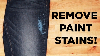 How to Remove Paint Stains [upl. by Hortensia931]