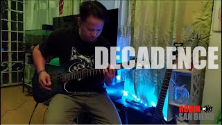 DECADENCE  DISTURBED GUITAR COVER [upl. by Ycnalc499]