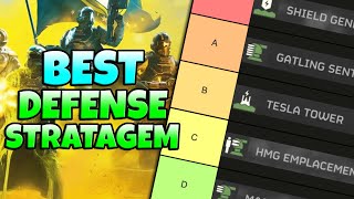 Ranking All Defensive Stratagems In Helldivers 2 [upl. by Januisz26]