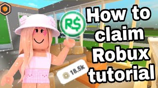 How To Claim Your Robux On Roblox Group Funds roblox Group [upl. by Aizahs]